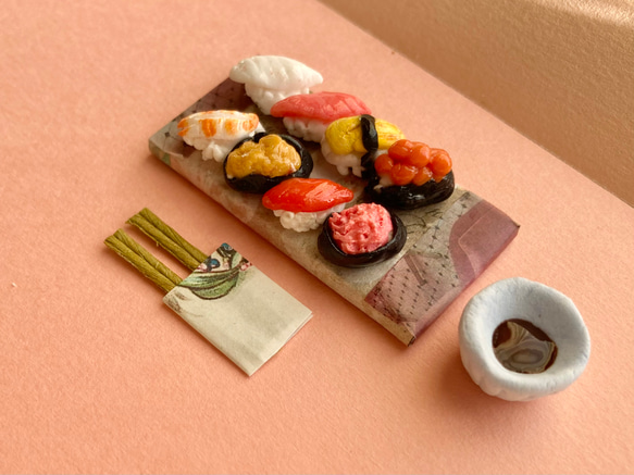 japanese food！お正月　ミニチュアお寿司 3枚目の画像