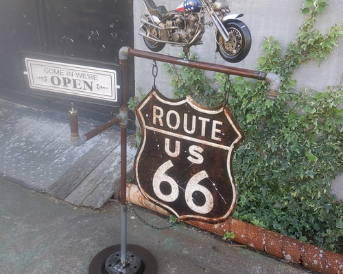 アメリカンバイク バイク屋 サインボード ペン立て #ハーレー