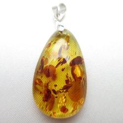 琥珀ペンダントトップ SALE》/《20%off》/【天然琥珀ペンダントトップ】/size(写真参照