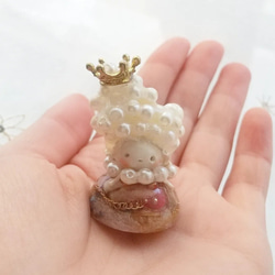 【ハロウィン特別価格】お化けのお姫様のオルゴナイトドール 4枚目の画像