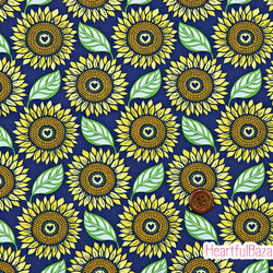 USAコットン(110×50) moda sunflowers in my heart 大輪のひまわり 1枚目の画像