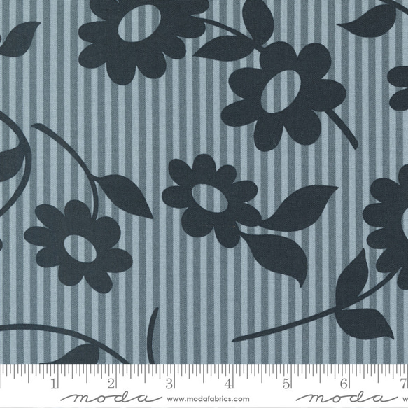 USAコットン(110×50) moda CONCRETE JUNGLE デイジー 4枚目の画像