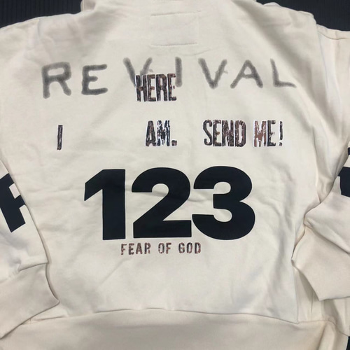 RRR123 x Fear of God コラボ フーディ&パンツ セットアップ RRR123 x Fear of God コラボ フーディ&パンツ セットアップ