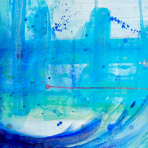 青い虹の街」大きな水彩原画 絵画 miraclepocket 通販 16655461 青い虹の街」大きな水彩原画 絵画 miraclepocket 通販 16655461