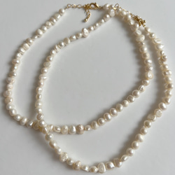 淡水真珠：pearl necklace/bracelet (MTN) 3枚目の画像