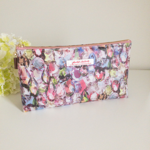 マチつきポーチ＊リバティ ラミネート＊アレクサンドラ（Alexandra  
