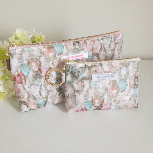 マチつきポーチ＊リバティ ラミネート＊アレクサンドラ（Alexandra  