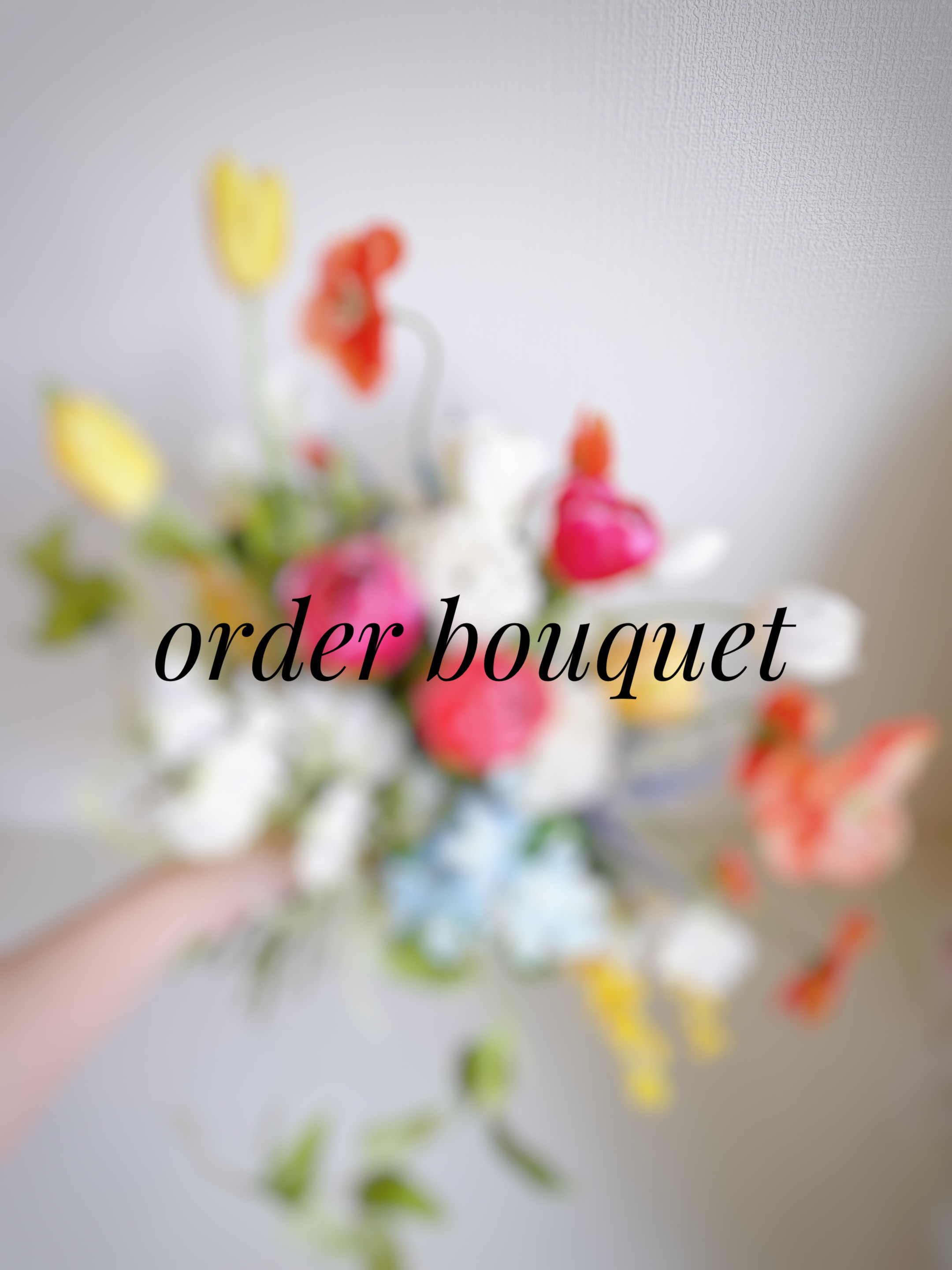 フルオーダー　ウェディングブーケ　前撮りブーケ