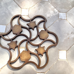 コースター　グラナダ　スペイン　アラベスク　寄木細工　幾何学模様　モザイク　3 2枚目の画像