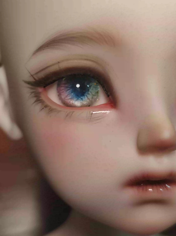 【10mm12mm14mm16mm18mm】 ドールアイ ハンドメイドドール bjd 目 オビツ11アイ 2枚目の画像