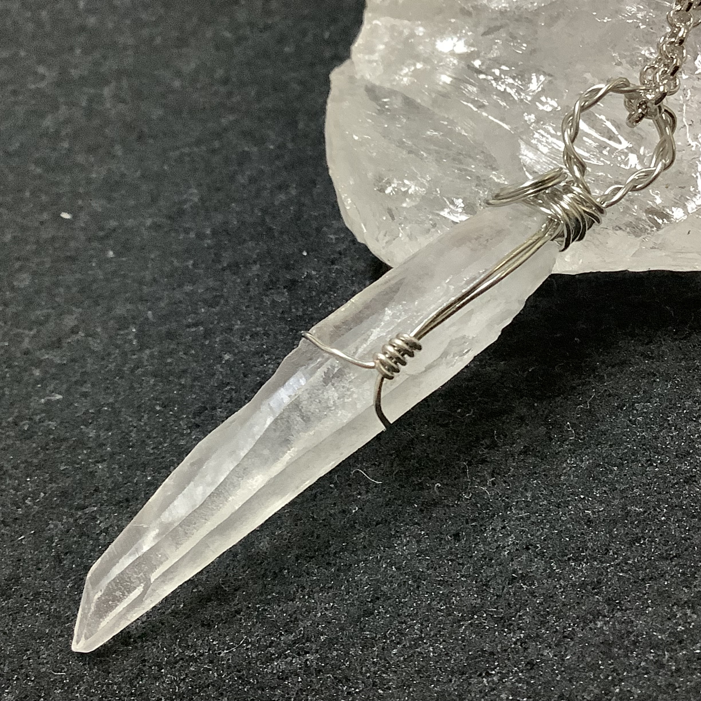 激レア！一点物 ヒーリングストーン トマスゴンサガ産 ダブル＆レムリアンシード＆レーザー水晶 原石 ネックレス