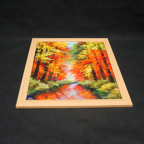 油絵 油彩 油彩画 絵 絵画 【錦秋のシンフォニー】 絵画 HR 通販