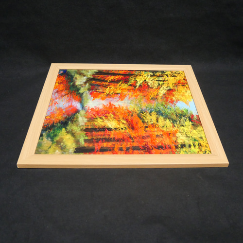 油絵 油彩 油彩画 絵 絵画 【錦秋のシンフォニー】 絵画 HR 通販