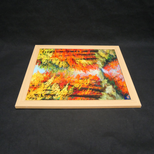 油絵 油彩 油彩画 絵 絵画 【錦秋のシンフォニー】 絵画 HR 通販