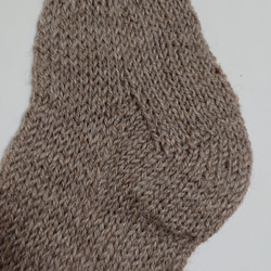 靴下　ウール100％手編みなのに安価 大人用Ｋ618 4枚目の画像