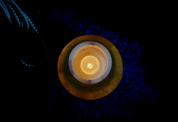 【蠱惑-kowaku-】紫陽花のランタン 4枚目の画像
