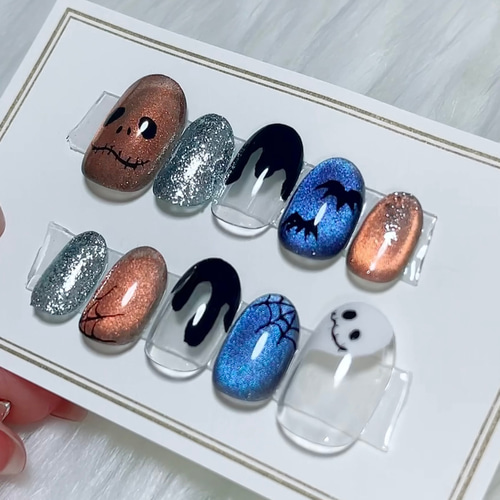 ハロウィンネイル ハロウィン ホラーナイト ジャックオーランタン