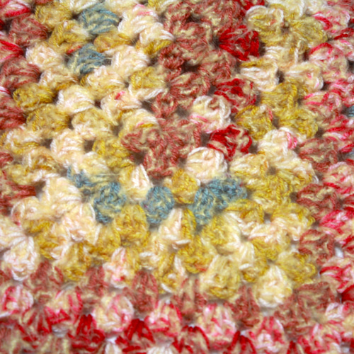 ハンドメイド　カラフル　ニット グラニー　ブランケット　ラグ　ひざ掛け 大判 ハンドメイド カラフル ニット グラニー ブランケット ラグ