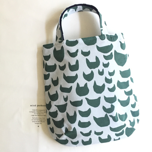 ⚮̈﻿ぷっくりタックトートバッグ⚮̈﻿ A4縦型書類入⚮̈﻿minä perhonen