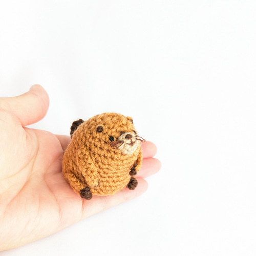 受注制作】ビーバーさんのあみぐるみ あみぐるみ ainote 通販 16657041