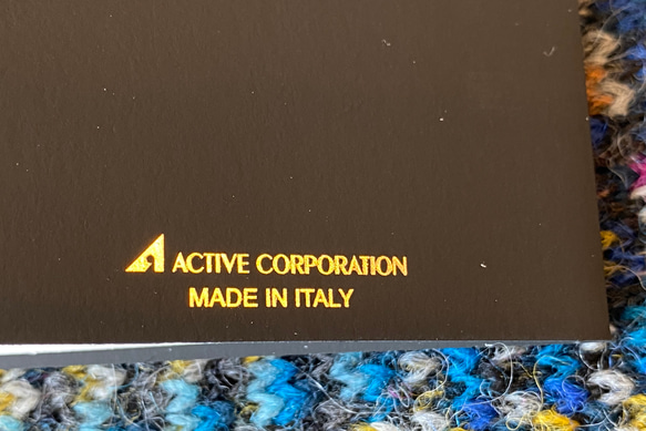 新size、再入荷！イタリア製　大人のクリスマミニスカード『エンボス加工　きらきら箔押し　クリスマスツリー』～中紙付き～ 5枚目の画像