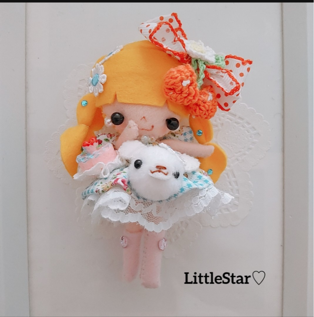 ハンドメイドドールチャーム4点ナツです！ 魚バックチャーム