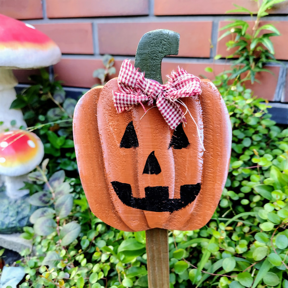 超巨大アイアンハロウィンガーデンピック・オバケちゃんとかぼちゃくん・お買得セット 超巨大アイアンハロウィンガーデンピック・オバケちゃんと