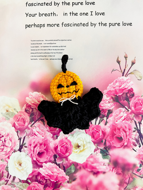 ハロウィン　アイテム　ブローチ ヘアクリップ　仮装グッズ  カボチャ魔法使い　pumpkin ウイザード 7枚目の画像