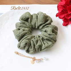 緑（グリーン） シュシュ の人気通販｜Creema(クリーマ) 国内最大の