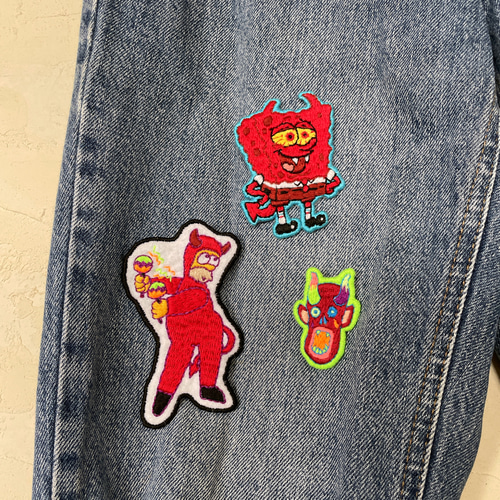 シンプソンズホーマーデビル手刺繍アイロンワッペン その他