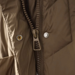 【M-2xL】冬 フード付きロングダウンジャケット　カジュアルな軽い 暖かさロングコート 9枚目の画像