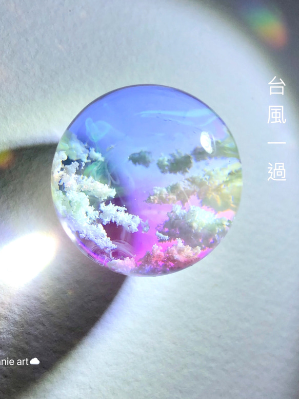No.1370空玉/雲玉レジン24mm【ちいこい】 No.1370空玉/雲玉レジン24mm【ちいこい様専用】