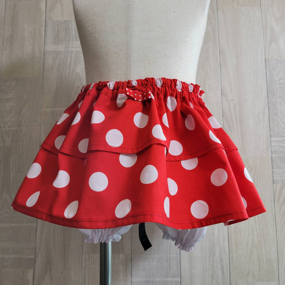 ♬ハンドメイド♬かぼちゃパンツつきスカート サイズ80 属する
