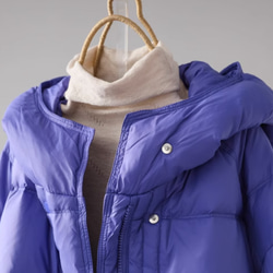 【S-M】冬 フード付きダウンジャケット　カジュアルな軽い 暖かさコート　防風ジャケット 6枚目の画像