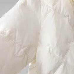 【S-L】冬 軽いダウンジャケット　カジュアル 暖かさコート　防風ジャケット　ホワイト 7枚目の画像