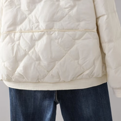 【S-L】冬 軽いダウンジャケット　カジュアル 暖かさコート　防風ジャケット　ホワイト 14枚目の画像