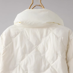 【S-L】冬 軽いダウンジャケット　カジュアル 暖かさコート　防風ジャケット　ホワイト 12枚目の画像