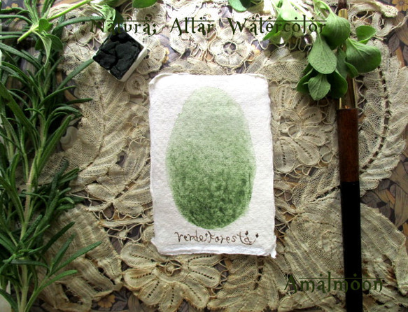 *♥*香る水彩絵具* Terra Verde Foresta *Natural Attar Watercolor♥* 2枚目の画像