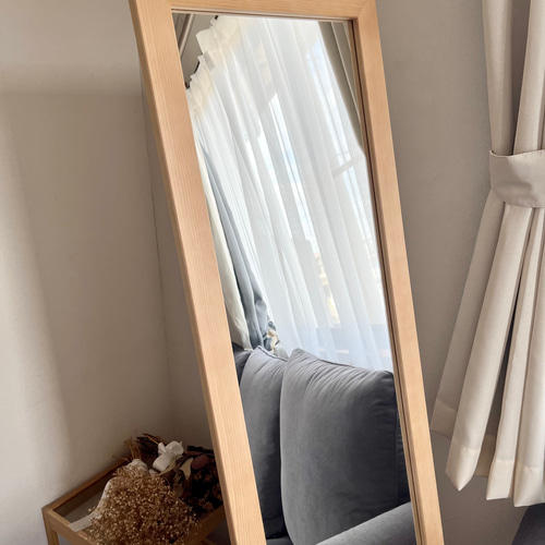 日本製】全身鏡 スタンドミラー アンティーク調 ドレッサー・ミラー