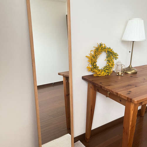 アンティーク調　全身鏡　立て掛けミラー 日本製】全身鏡 姿見 立て掛けミラー アンティーク調 ドレッサー