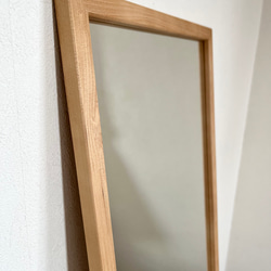 【日本製】全身鏡　姿見　立て掛けミラー　アンティーク調 12枚目の画像