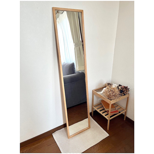 日本製】全身鏡 姿見 立て掛けミラー アンティーク調 ドレッサー