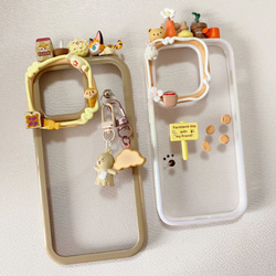 New!! スマホケース スマホリング 花柄 透明 iphoneケース オシャレ 可愛い 3枚目の画像