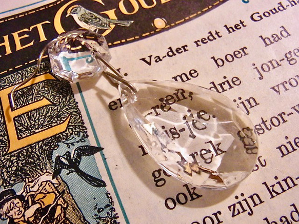 シャンデリア ガラスドロップクリア雫