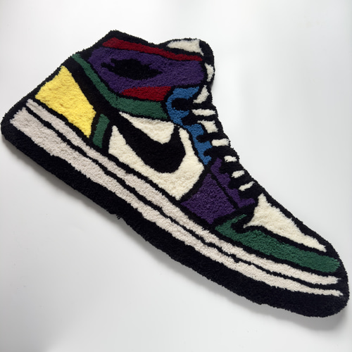 スニーカー型 ラグマット！！ タフティング プレゼント カーペット