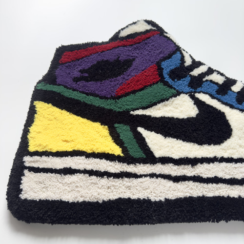 スニーカー型 ラグマット！！ タフティング プレゼント カーペット