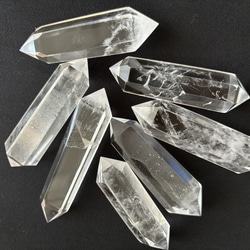 ブラジル産 水晶板 ブラジル産水晶☆ダブルポイント☆1本 天然石 Welina 通販 16658512