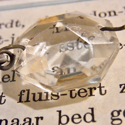 オランダ アンティーク シャンデリア ガラス ドロップ パーツ クリスタル しずく型 63mm 3枚目の画像