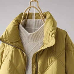 冬 フード付きロングダウンジャケット　カジュアルな軽い 暖かさロングコート 8枚目の画像