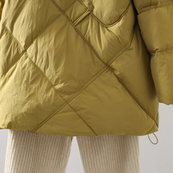冬 フード付きロングダウンジャケット　カジュアルな軽い 暖かさロングコート 17枚目の画像